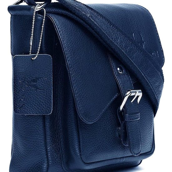 WILDHORN® Original Leather 9 inch Sling Bag for Men I Multipurpose Crossbody Bag I Travel Bag with Adjustable Strap I DIMENSION: L- 8 inch H- 9 inch W- 3 inch - WILDHORN