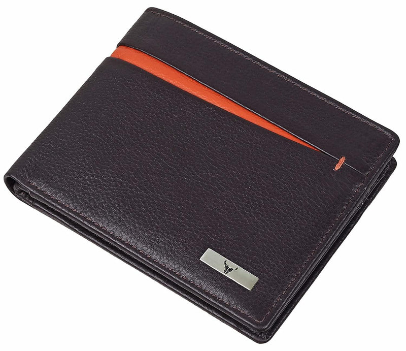 NAPA HIDE Leather Wallet for Men I RFID Protected I Top Grain Leather I Handcrafted I 6 Card Slots I 1 Zipper & 2 ID Card Slots - WILDHORN