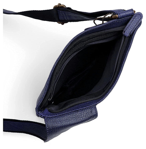 WILDHORN Genuine Leather Hunter Sling bag for men | Everyday Multipurpose Crossbody Leather Traveler Tablet Sling Bag