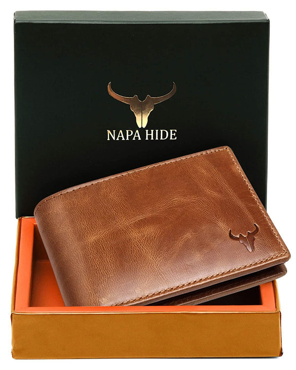 NAPA HIDE® Leather Wallet for Men - WILDHORN