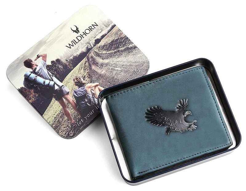 WILDHORN® Falcon Hunter Leather Wallet for Men - WILDHORN