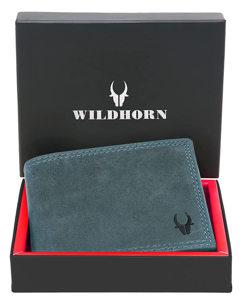 WILDHORN Top Grain Leather Wallet for Men | Ultra Strong Stitching | Handcrafted | RFID Blocking