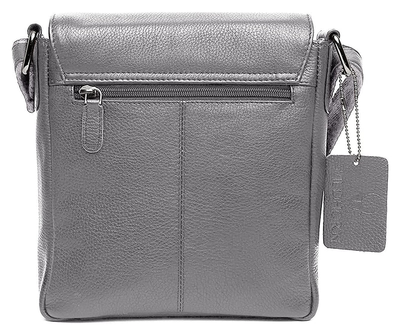 WILDHORN® Original Leather 9 inch Sling Bag for Men I Multipurpose Crossbody Bag I Travel Bag with Adjustable Strap I DIMENSION: L- 8 inch H- 9 inch W- 3 inch - WILDHORN