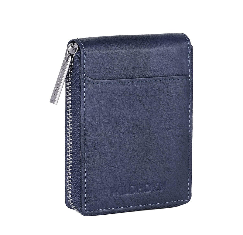 Square Coin Purse Card Holder Handmade Cowhide Leather Vintage Zipper  Wallet Men | eBay