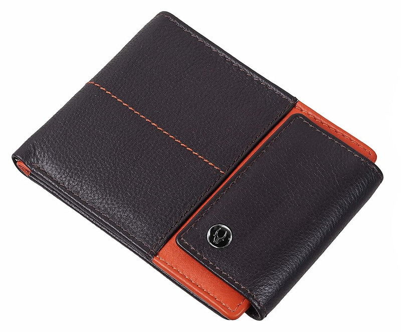 WildHorn RFID Blocking Leather Wallet for Men I Ultra Strong Stitching I 5 Credit Card Slots I 2 Currency Compartments I 1 Coin Pocket - WILDHORN