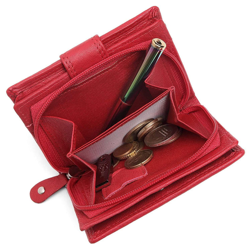 WILDHORN® Women's Leather Wallet and Pen Combo Set