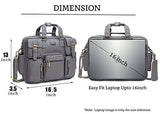 WILDHORN Leather Briefcase for Men I Computer Bag Laptop Bag I Business Travel Messenger Bag For Men l Large 16.5 Inch For Daily Use