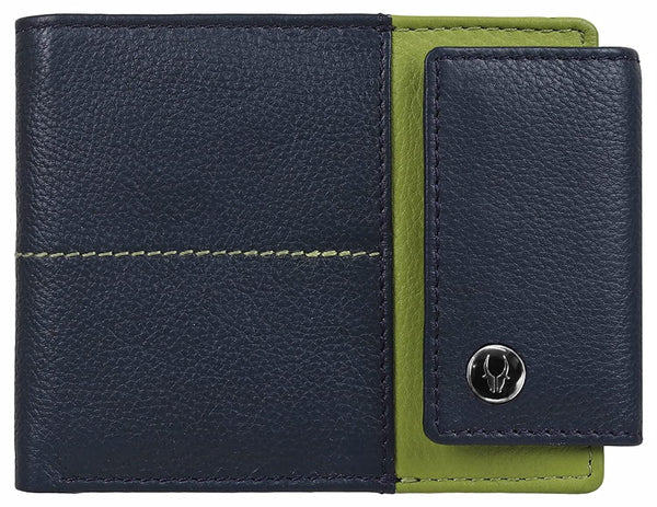WildHorn RFID Blocking Leather Wallet for Men I Ultra Strong Stitching I 5 Credit Card Slots I 2 Currency Compartments I 1 Coin Pocket