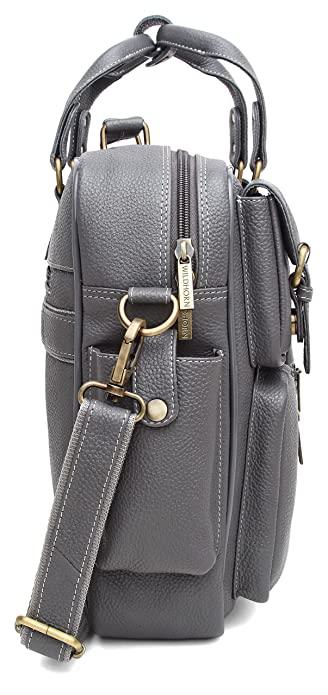 WILDHORN Leather Briefcase for Men I Computer Bag Laptop Bag I Business Travel Messenger Bag For Men l Large 16.5 Inch For Daily Use