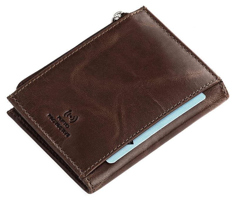 WILDHORN Top Grain Leather Wallet for Men | RFID Blocking | Extra Capacity | Ultra Strong Stitching & Secured | Slim Billfold with 6 Card Slots | Gift for Him - WILDHORN