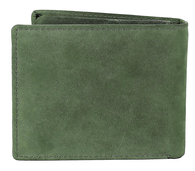 WILDHORN® Antlers Hunter Leather Wallet for Men (TAN)