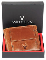 WILDHORN Top Grain Leather Wallet for Men I | Ultra Strong Stitching | Easy Access External Pocket | Handcrafted I RFID Blocking | 6 Card Slot | 2 Cash Compartments