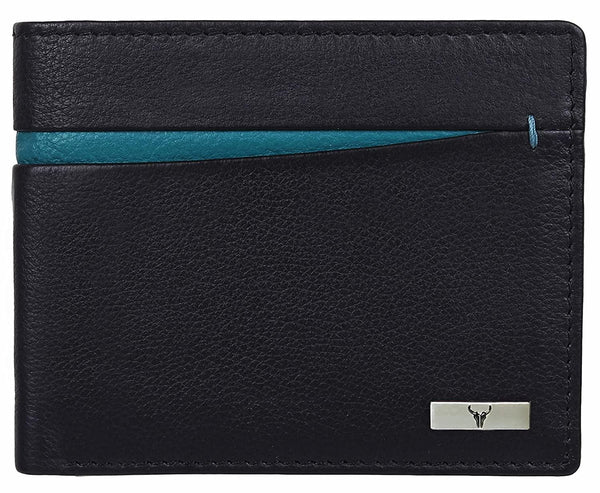 NAPA HIDE Leather Wallet for Men I RFID Protected I Top Grain Leather I Handcrafted I 6 Card Slots I 1 Zipper & 2 ID Card Slots