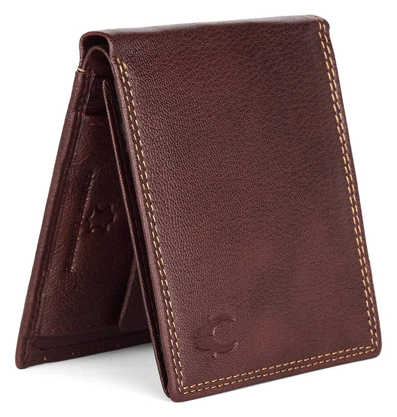 WILDHORN Top Grain Leather Wallet for Men | Ultra Strong Stitching | Handcrafted | RFID Blocking