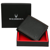 WILDHORN Top Grain Leather Wallet for Men | Ultra Strong Stitching | Handcrafted | RFID Blocking