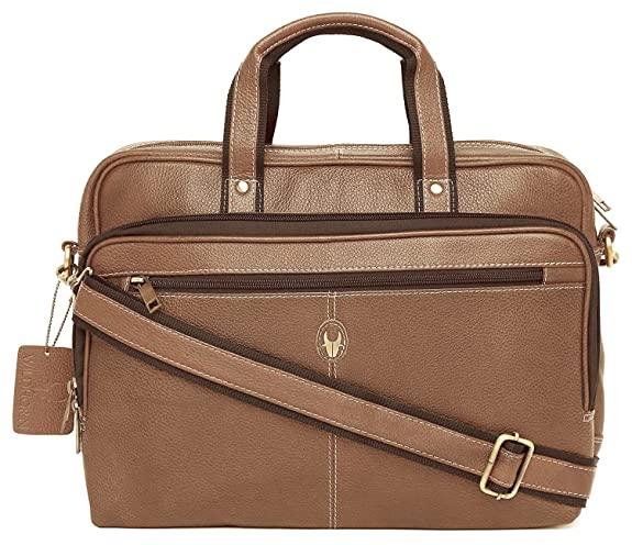 WildHorn Leather 39.37 cms Messenger Bag (WHBB101) - WILDHORN