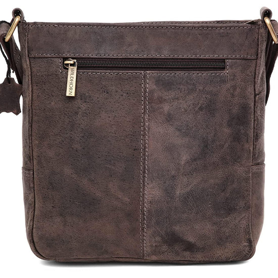WILDHORN Leather Sling Messenger Bag for Men. DIMENTION : L-8 inch W-3 inch H-9 inch - WILDHORN