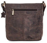 WILDHORN Leather Sling Messenger Bag for Men. DIMENTION : L-8 inch W-3 inch H-9 inch - WILDHORN