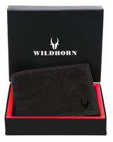 WILDHORN Top Grain Leather Wallet for Men | Ultra Strong Stitching | Handcrafted | RFID Blocking