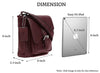 WILDHORN® Original Leather 9 inch Sling Bag for Men I Multipurpose Crossbody Bag I Travel Bag with Adjustable Strap I DIMENSION: L- 8 inch H- 9 inch W- 3 inch - WILDHORN