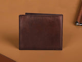 WildHorn® RFID Protected Genuine High Quality Brown Leather Wallet & Belt Combo for Men - WILDHORN