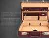 WildHorn® 100% Genuine Leather Premium Briefcase Attache Bag|Office|Meeting (Dimension : 17 x 12.5 x 4 Inch) - WILDHORN