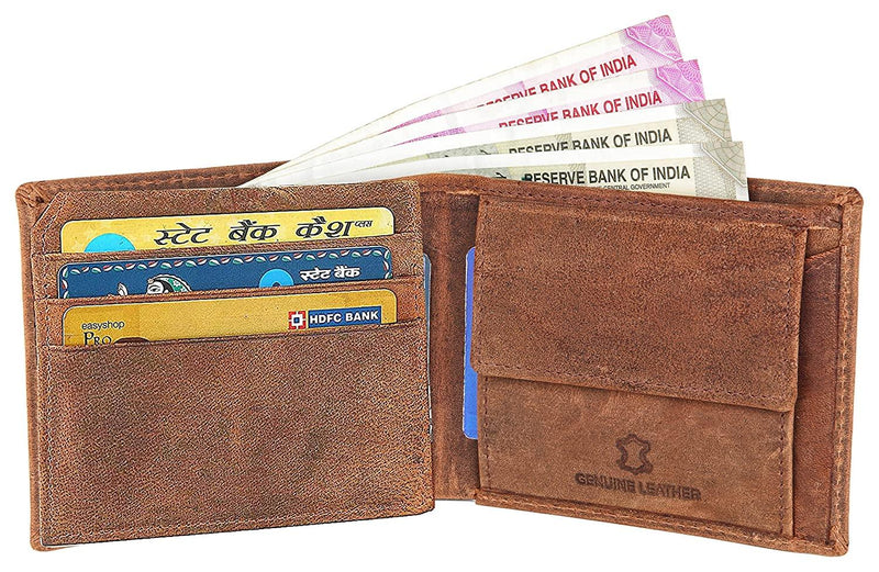 WILDHORN Top Grain Leather Wallet for Men | Ultra Strong Stitching | Handcrafted | RFID Blocking