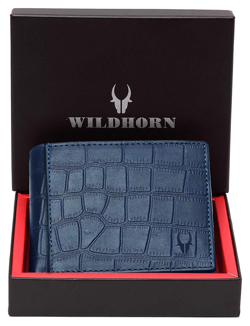 WildHorn® RFID Protected 100% Genuine High Quality Mens Leather Wallet - WILDHORN