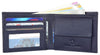 Napa Hide RFID Protected Genuine High Quality Leather Wallet & Pen Combo for Men (BLUE NAPA) - WILDHORN
