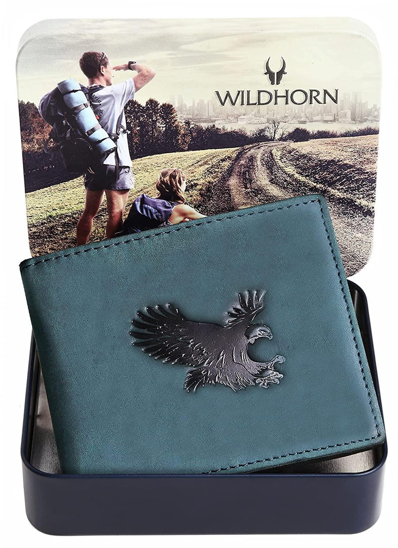 WILDHORN® Falcon Hunter Leather Wallet for Men