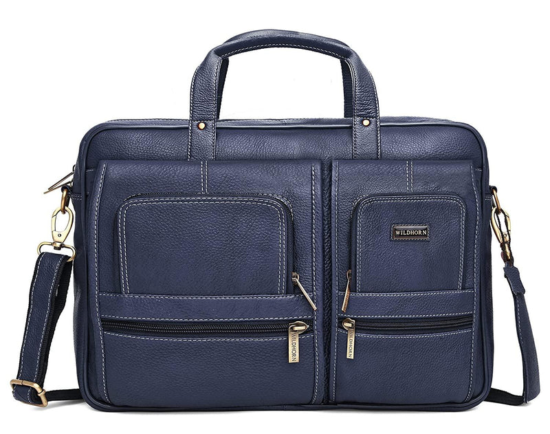 Wildhorn Genuine Leather 14.5 Inch Laptop Messenger Bag for Men|Everyd –  WILDHORN