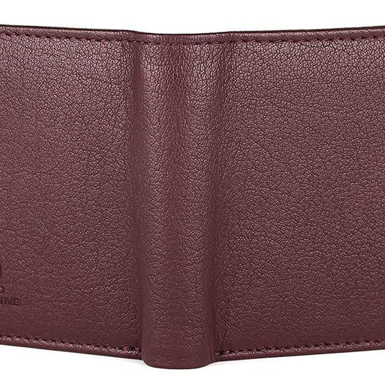 Napa Hide RFID Protected Genuine High Quality Leather Wallet & Pen Combo for Men (MAROON) - WILDHORN