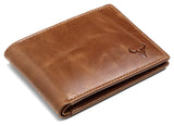 Napa Hide Men's 100% Genuine Leather Wallet & Belt Combo (NPHCOMBO009) - WILDHORN