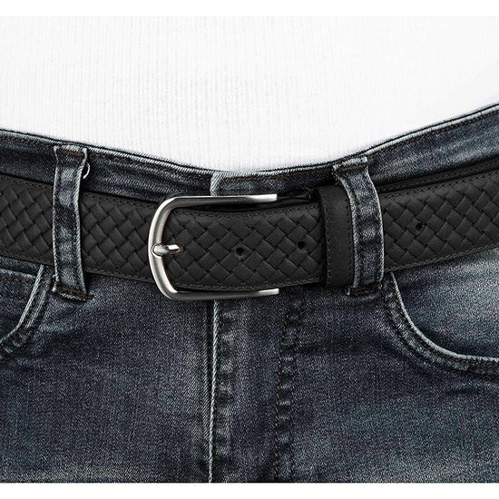 Napa Hide Men's 100% Genuine Leather Wallet & Belt Combo (NPHCOMBO013) - WILDHORN