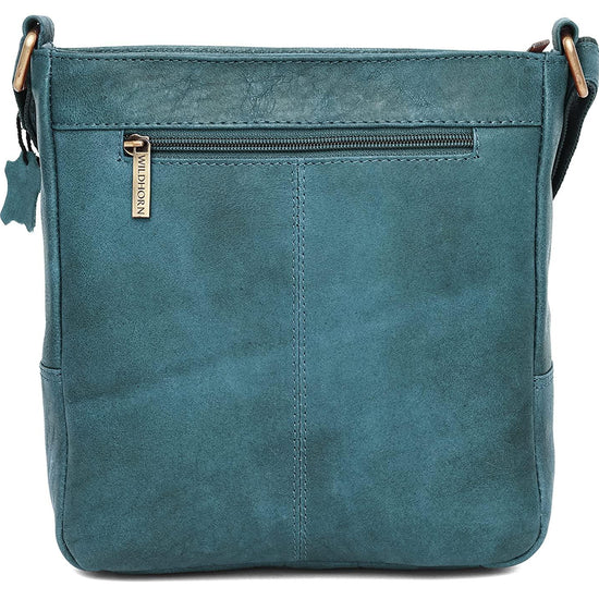 WILDHORN Leather Sling Messenger Bag for Men. DIMENTION : L-8 inch W-3 inch H-9 inch - WILDHORN