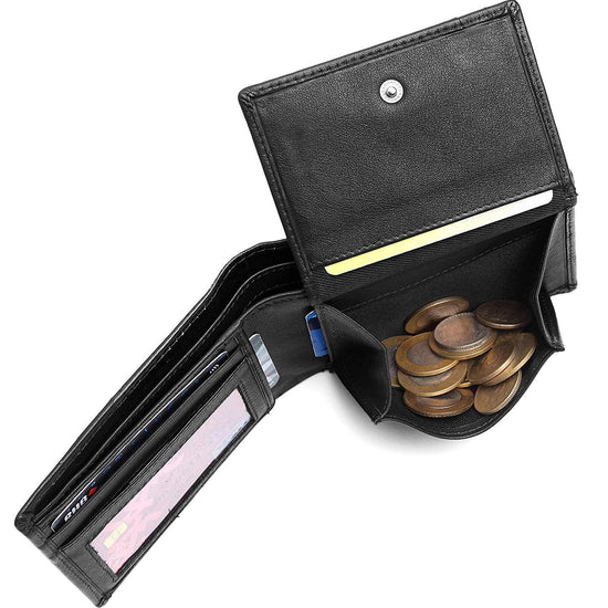 Napa Hide Men's 100% Genuine Leather Wallet & Belt Combo (NPHCOMBO003) - WILDHORN