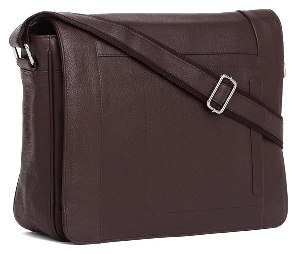 WILDHORN® 100% Genuine Leather Messenger Bag for Men