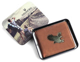 WILDHORN® Falcon Hunter Leather Wallet for Men - WILDHORN