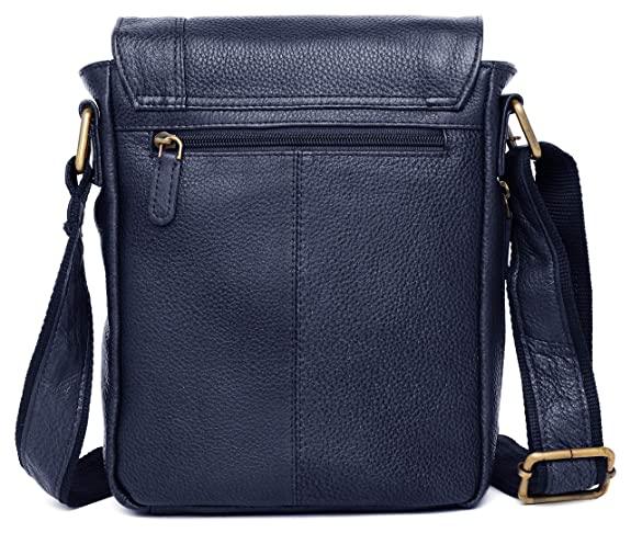 WildHorn Leather 8.5 inch Sling Messenger Bag for Men I Multipurpose Crossbody Bag I Travel Bag with Adjustable Strap I DIMENSION: L- 8.5inch H- 10.5inch W- 3inch… - WILDHORN