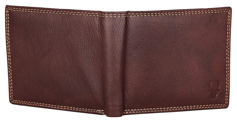 WILDHORN Top Grain Leather Wallet for Men | Ultra Strong Stitching | Handcrafted | RFID Blocking
