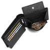 Napa Hide RFID Protected Genuine High Quality Leather Wallet & Pen Combo for Men (BLACK) - WILDHORN