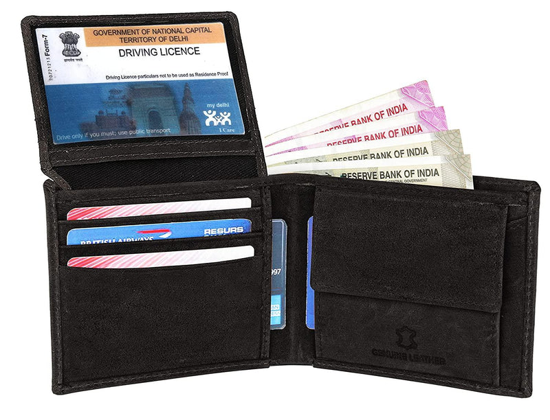 WILDHORN Top Grain Leather Wallet for Men | Ultra Strong Stitching | Handcrafted | RFID Blocking
