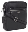 WILDHORN Leather Men's sling Bag I Messenger Bag I Zipper Crossbody Shoulder Satchel Bags for Work Business & Travel Dimension: L- 11 inch H- 12.5 inch W- 2.5 inch - WILDHORN