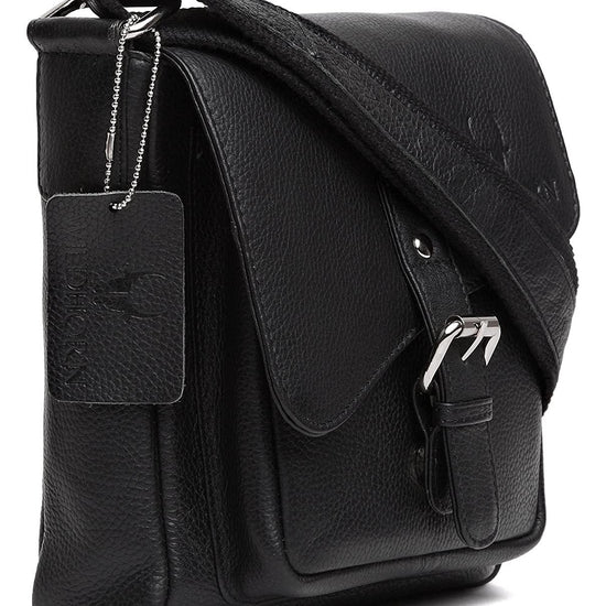 WILDHORN® Original Leather 9 inch Sling Bag for Men I Multipurpose Crossbody Bag I Travel Bag with Adjustable Strap I DIMENSION: L- 8 inch H- 9 inch W- 3 inch - WILDHORN