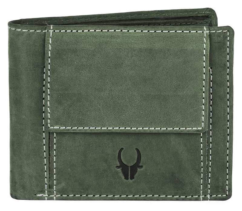 WILDHORN Top Grain Leather Wallet for Men I | Ultra Strong Stitching | Easy Access External Pocket | Handcrafted I RFID Blocking | 6 Card Slot | 2 Cash Compartments
