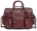 WILDHORN Leather Briefcase for Men I Computer Bag Laptop Bag I Business Travel Messenger Bag For Men l Large 16.5 Inch For Daily Use