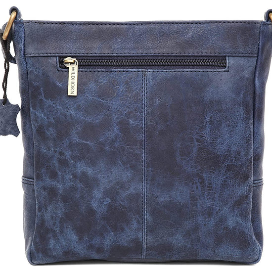 WILDHORN Leather Sling Messenger Bag for Men. DIMENTION : L-8 inch W-3 inch H-9 inch - WILDHORN