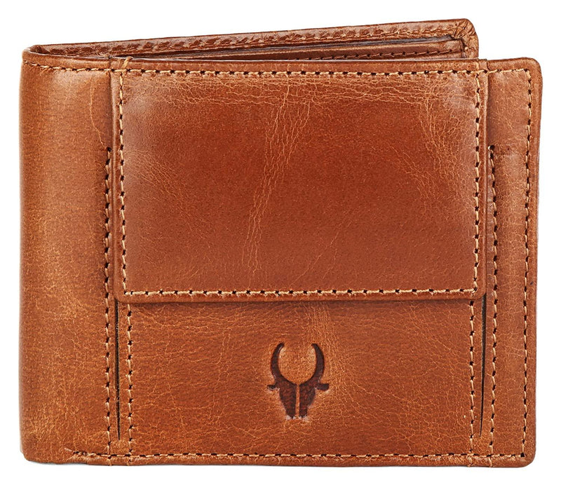 WILDHORN Top Grain Leather Wallet for Men I | Ultra Strong Stitching | Easy Access External Pocket | Handcrafted I RFID Blocking | 6 Card Slot | 2 Cash Compartments