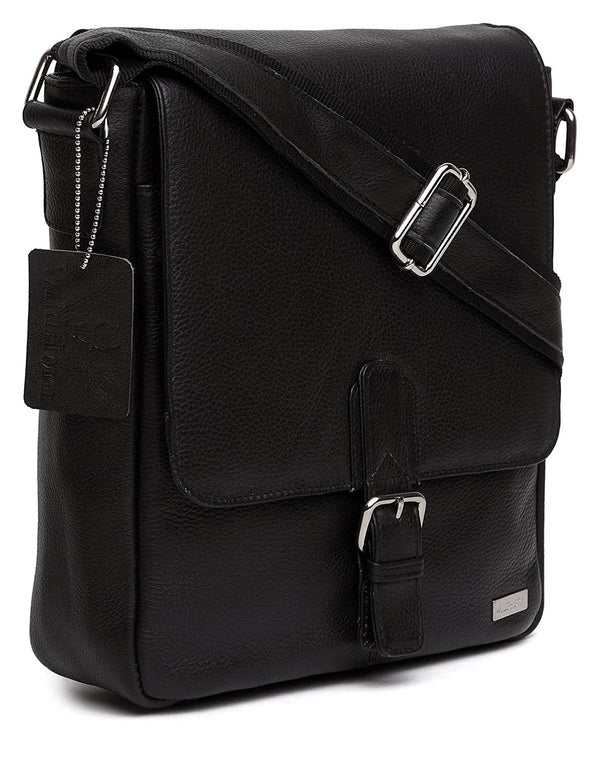 WILDHORN® 100% Genuine Leather Sling Messenger Bag for Men