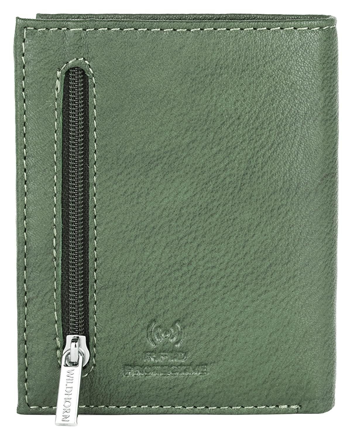 WILDHORN Top Grain Portrait Leather Wallet for Men | C-Clip Detachable Card Case I Credit & Debit Card Holder I RFID Blocking | Extra Capacity | Ultra Strong Stitching | | Gift for Him - WILDHORN